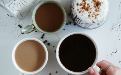 What are the different types of milk coffee?